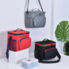 New design thick warm thermal insulated boxes nylon lunch bag red lunch bags tote with zipper cooler lunch box insulation bag