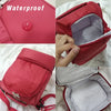 New design thick warm thermal insulated boxes nylon lunch bag red lunch bags tote with zipper cooler lunch box insulation bag